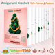 Sapin de Noel/THUMBNAILS/Sapin Noel Christmas Tree Albero Natale Weihnachtsbaum - Amigurumi Crochet THUMB 2 - FROGandTOAD Créations